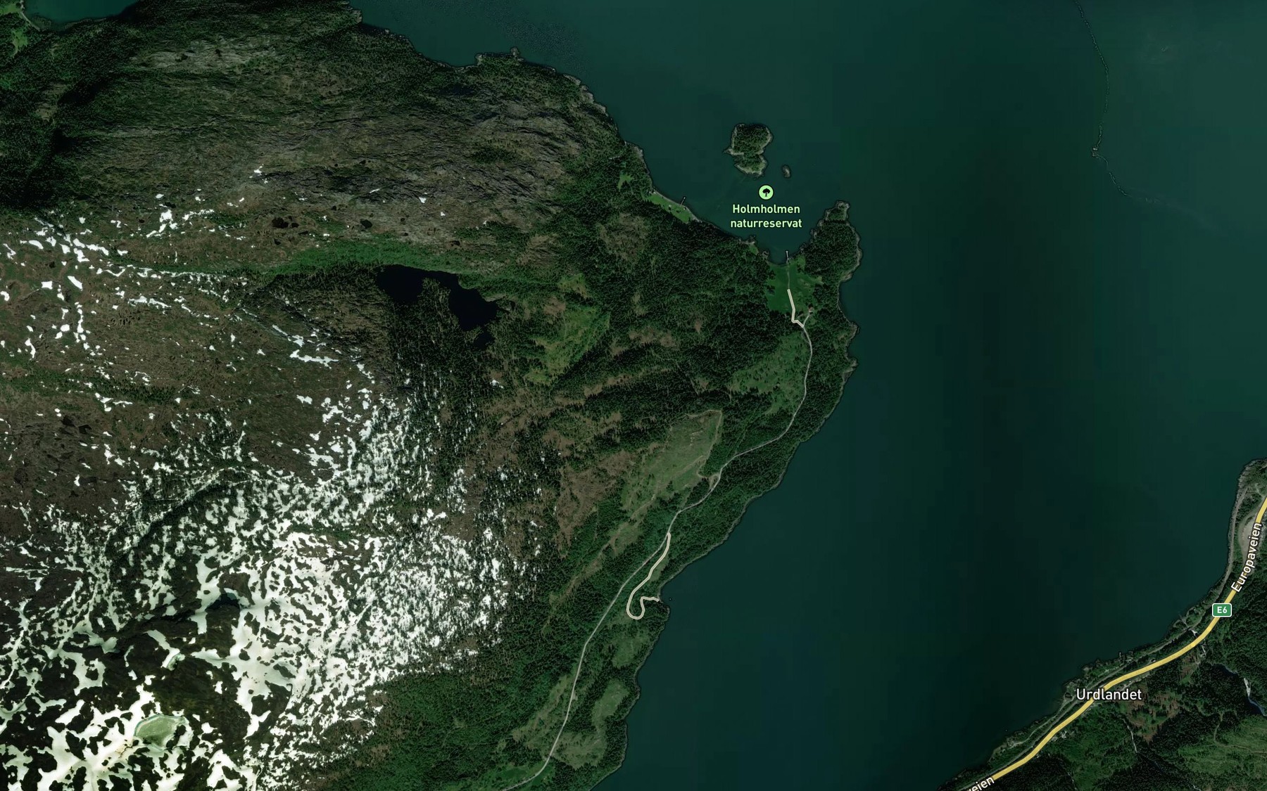 Satellite map of the Litlbekken