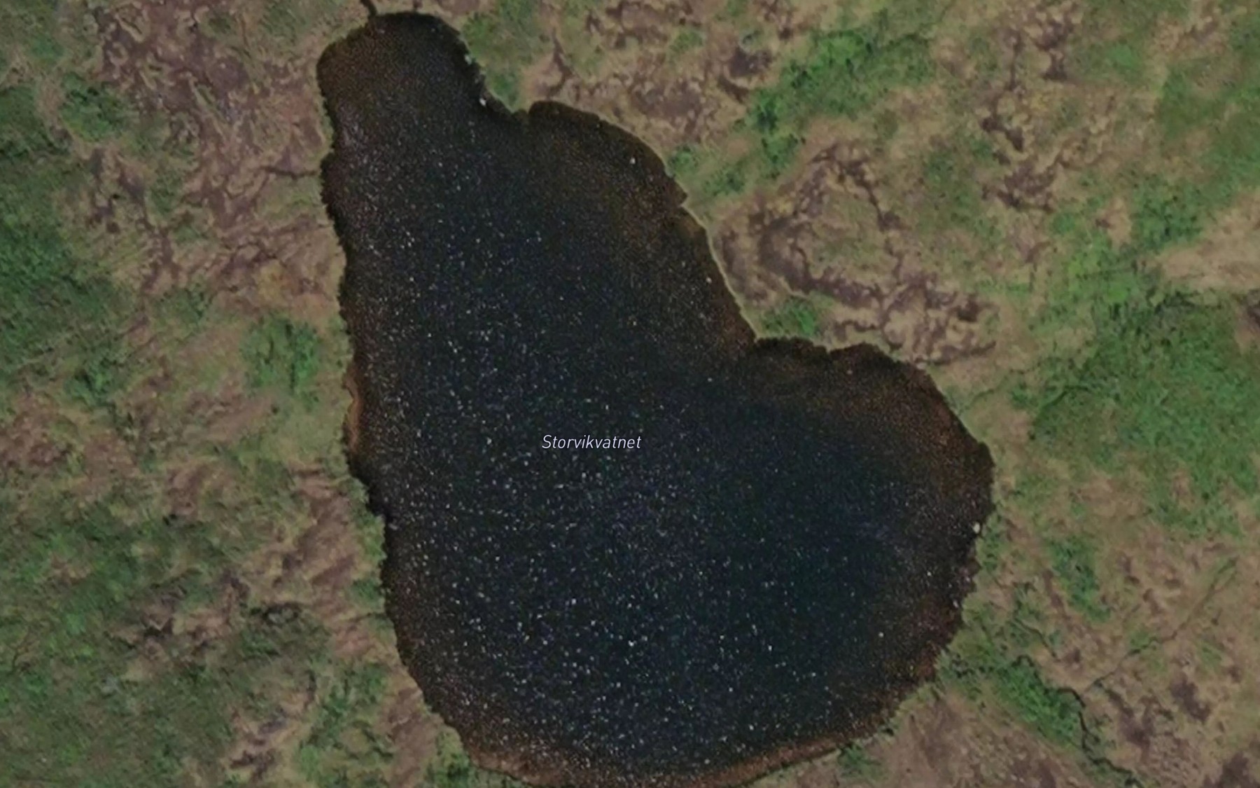 Satellite map of the Storvikvatnet