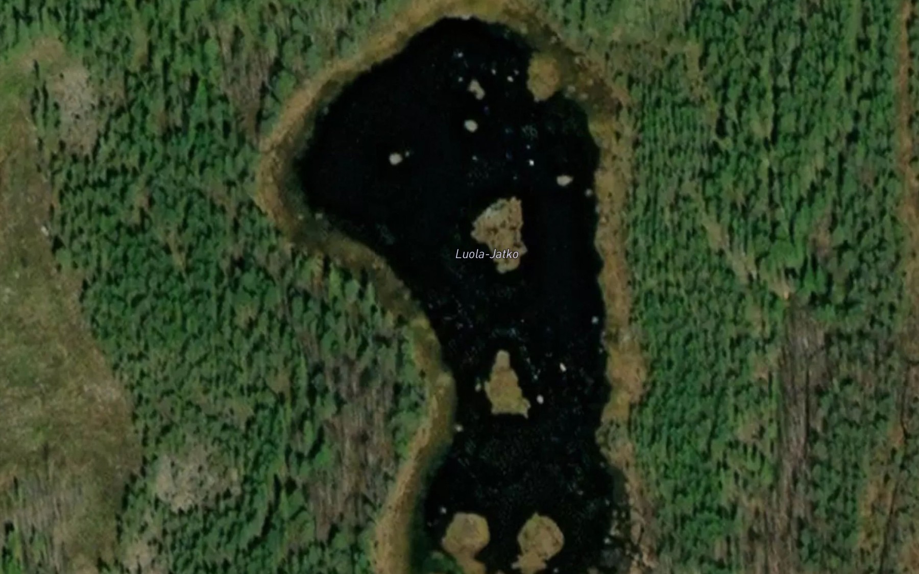 Satellite map of the Luola-Jatko
