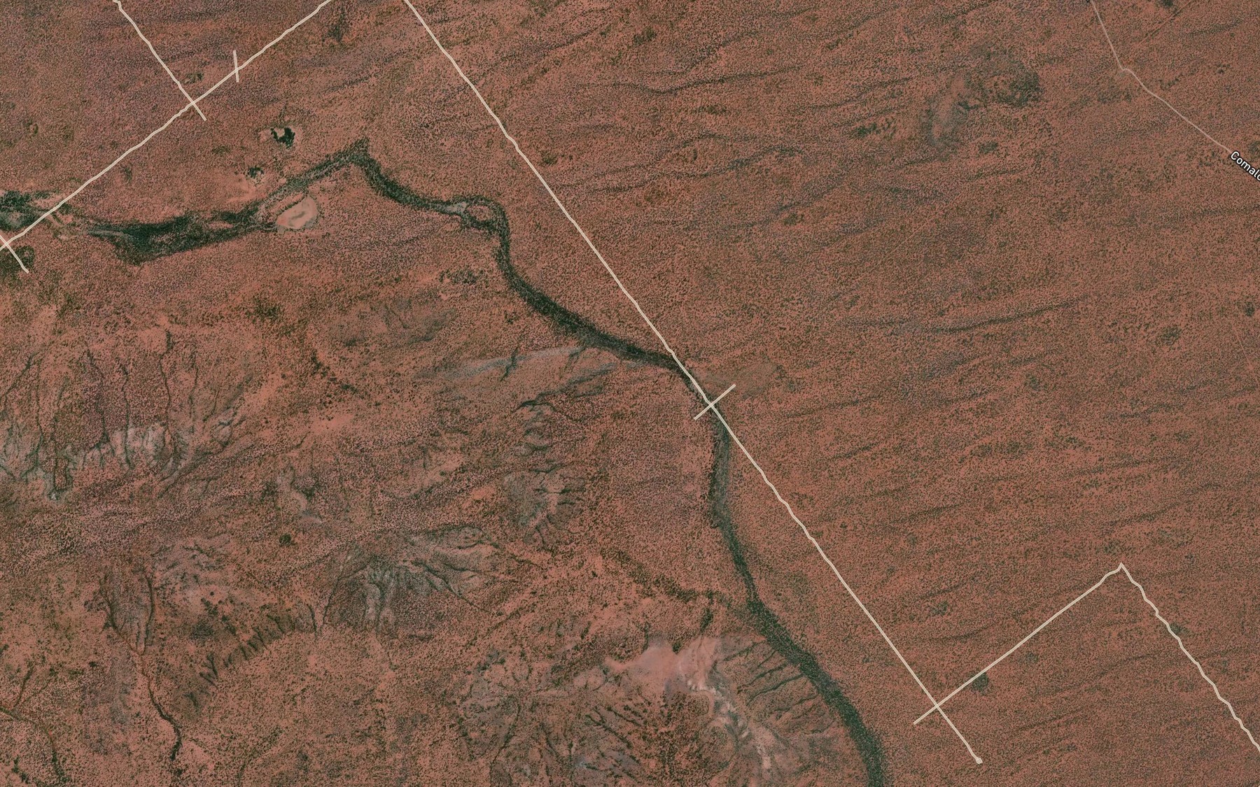 Satellite map of the Ammaroodinna Creek