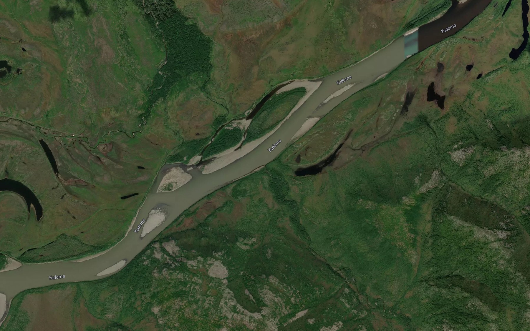 Satellite map of the Buordakh