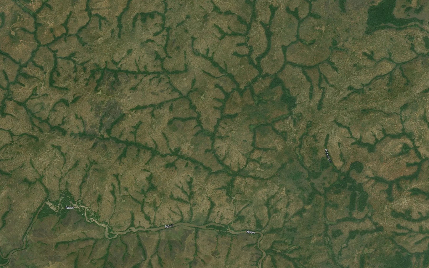 Satellite map of the Choum