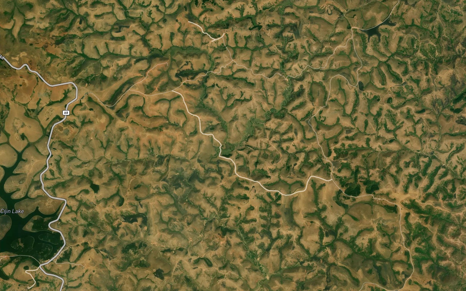 Satellite map of the Turajo