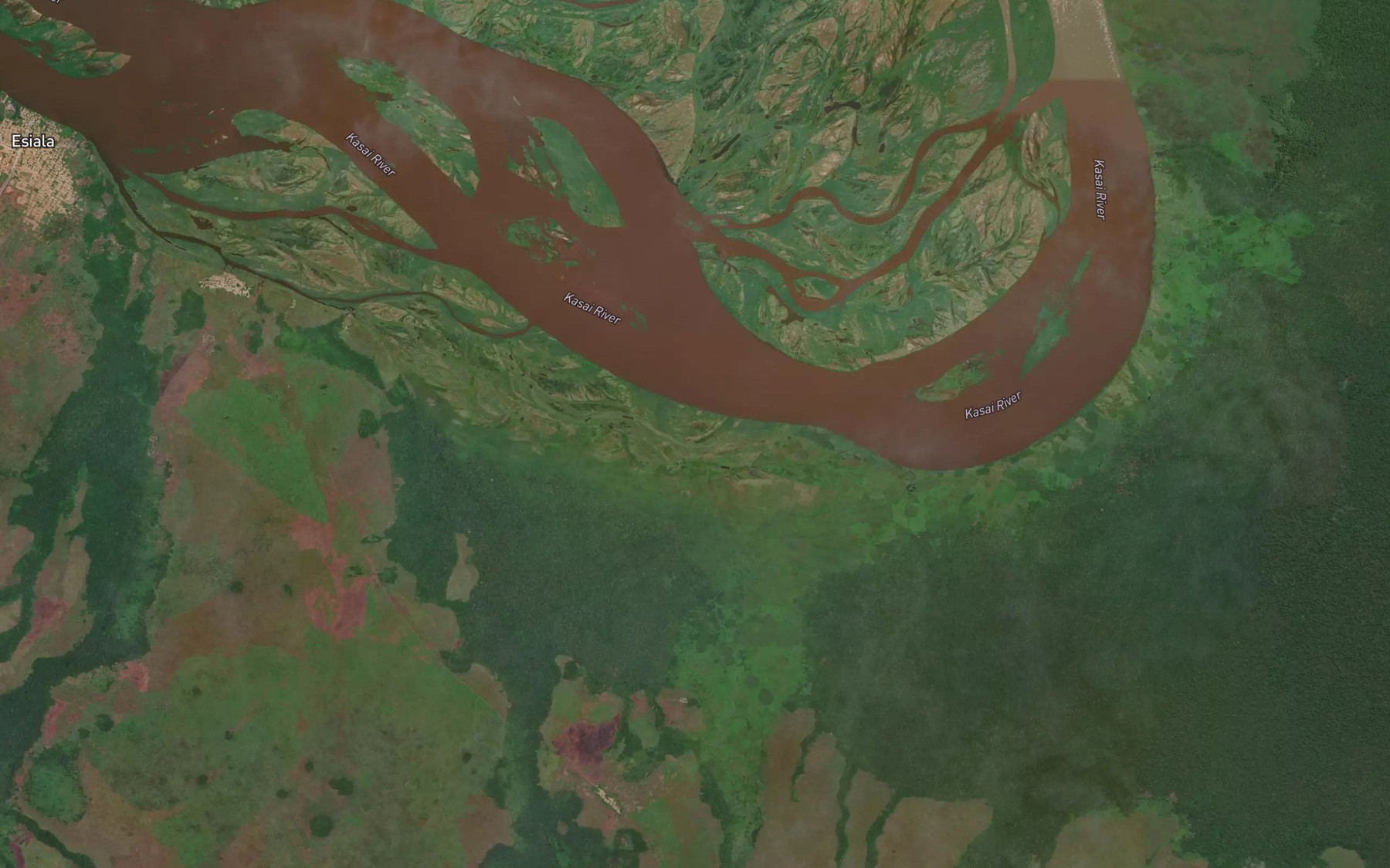 Satellite map of the Wuo
