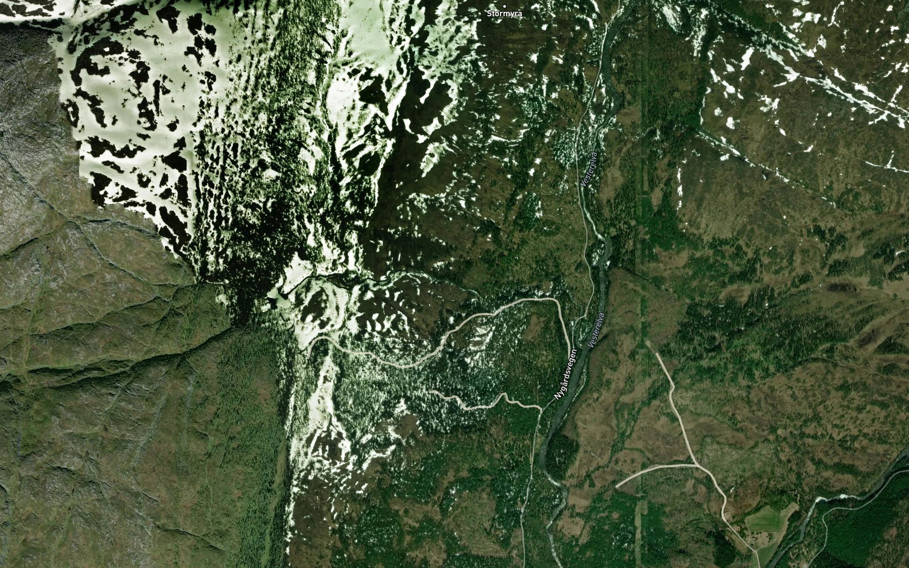 Satellite map of the Ramnaga