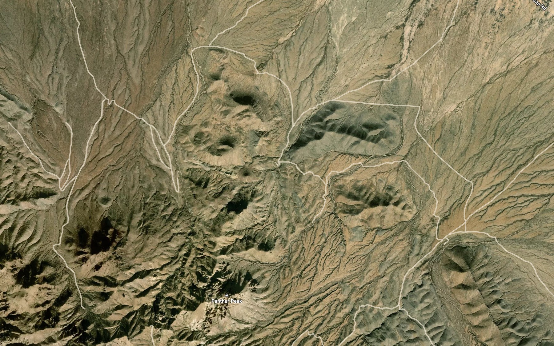 Satellite map of the Eagle Spring