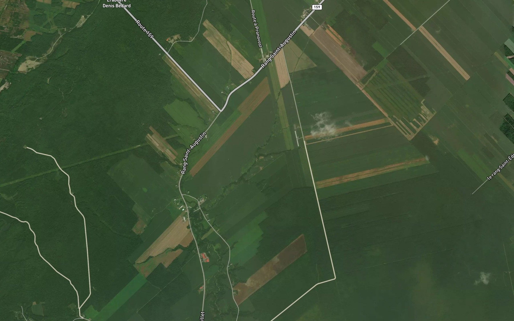 Satellite map of the Cours d'eau du Village-Jacob