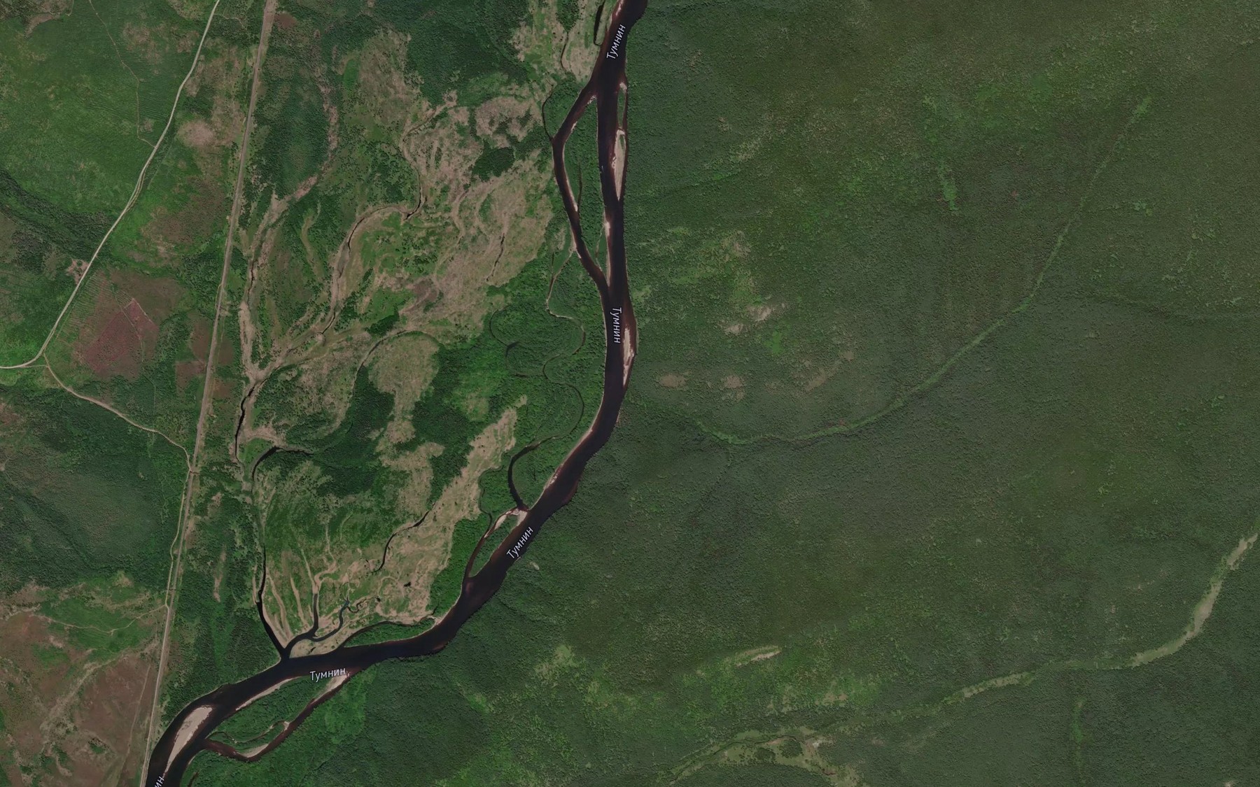 Satellite map of the Ol'khovyy
