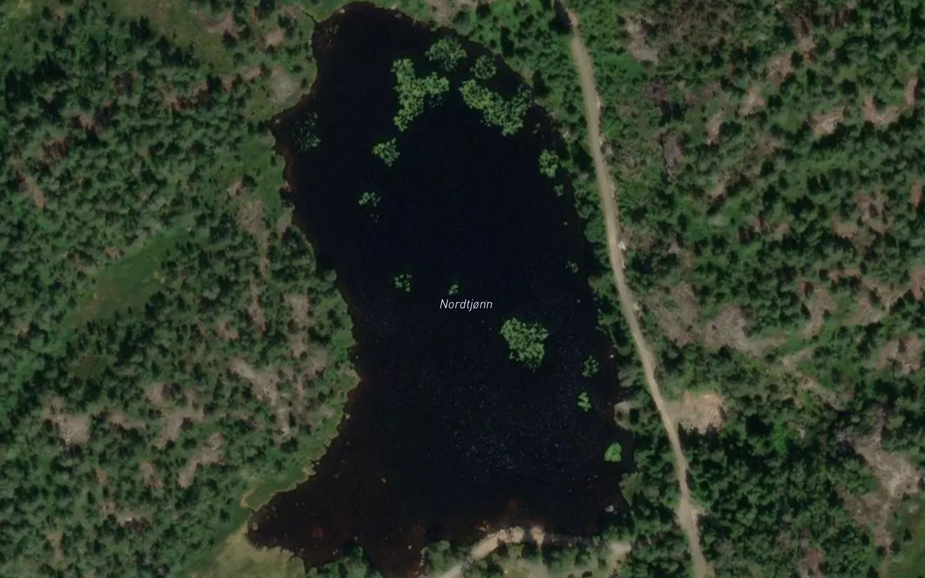 Satellite map of the Nordtjonn