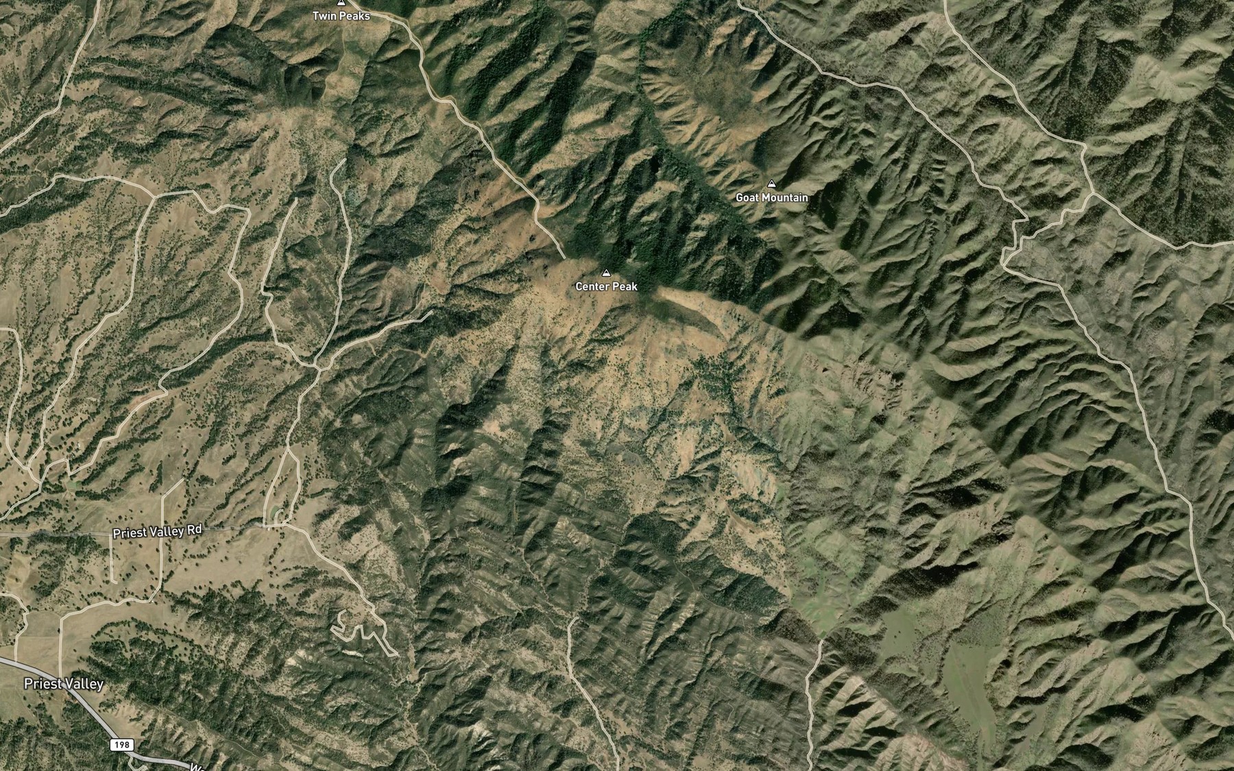 Satellite map of the Barberry Spring