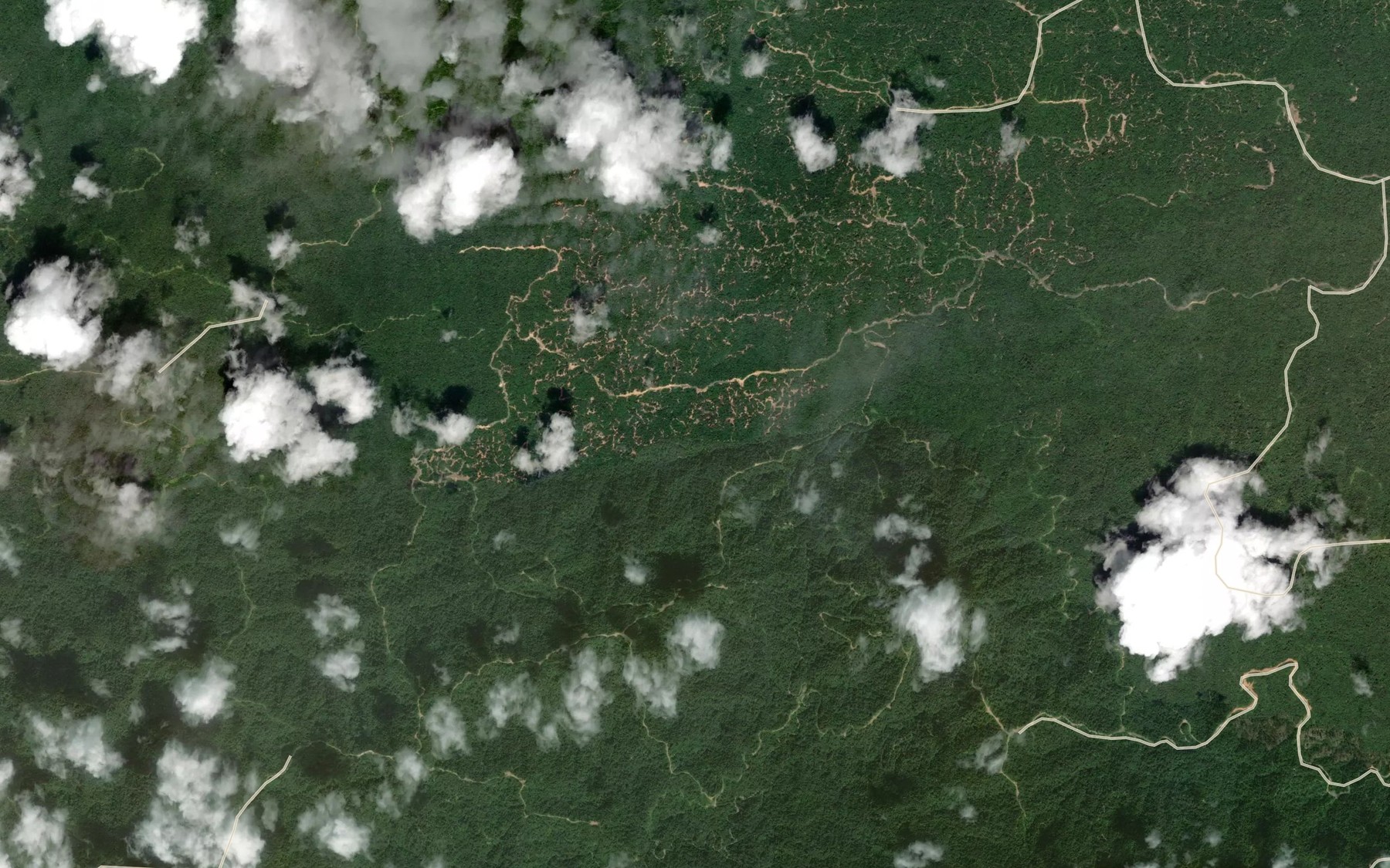 Satellite map of the Sungai Ransar