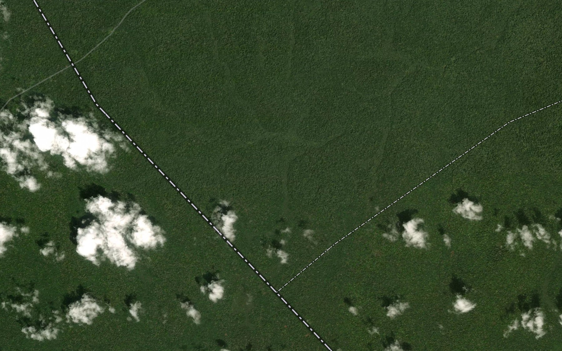 Satellite map of the Nkobomo