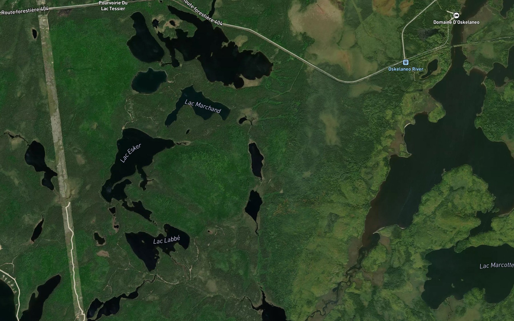 Satellite map of the Lac Balu