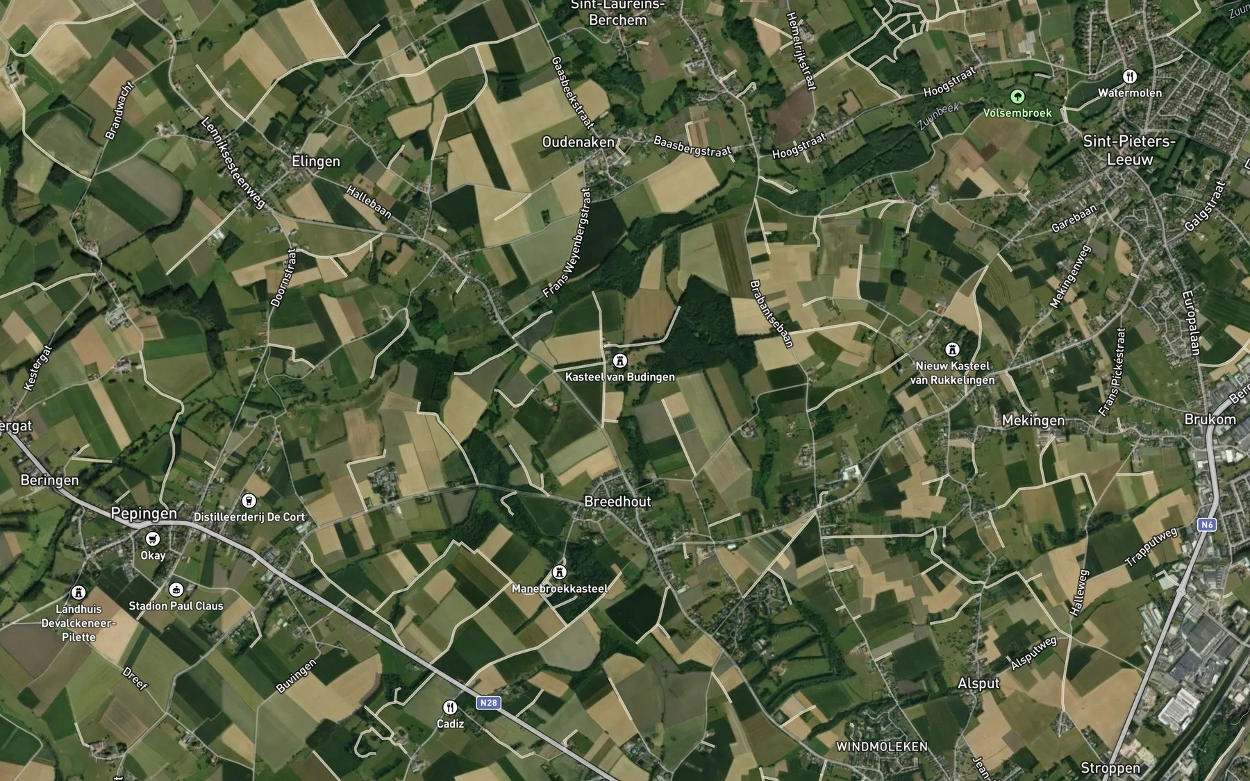 Satellite map of the Wedembosbeek