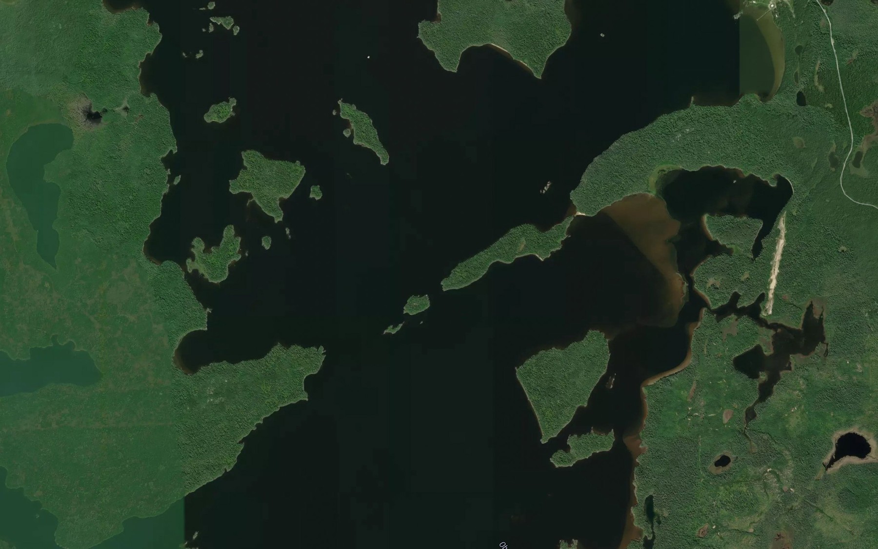 Satellite map of the Second Gap