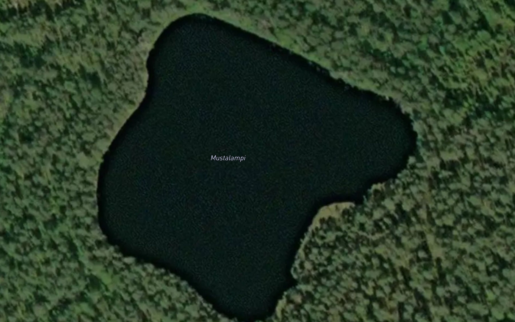 Satellite map of the Mustalampi