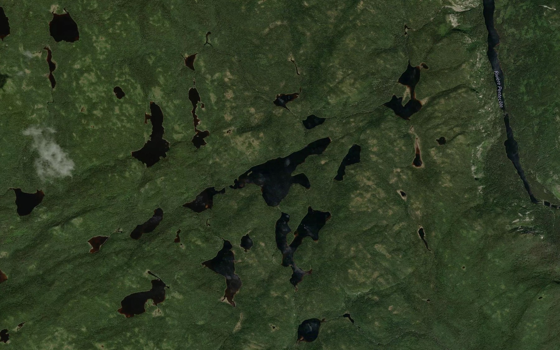 Satellite map of the Lac Meltepeshkao