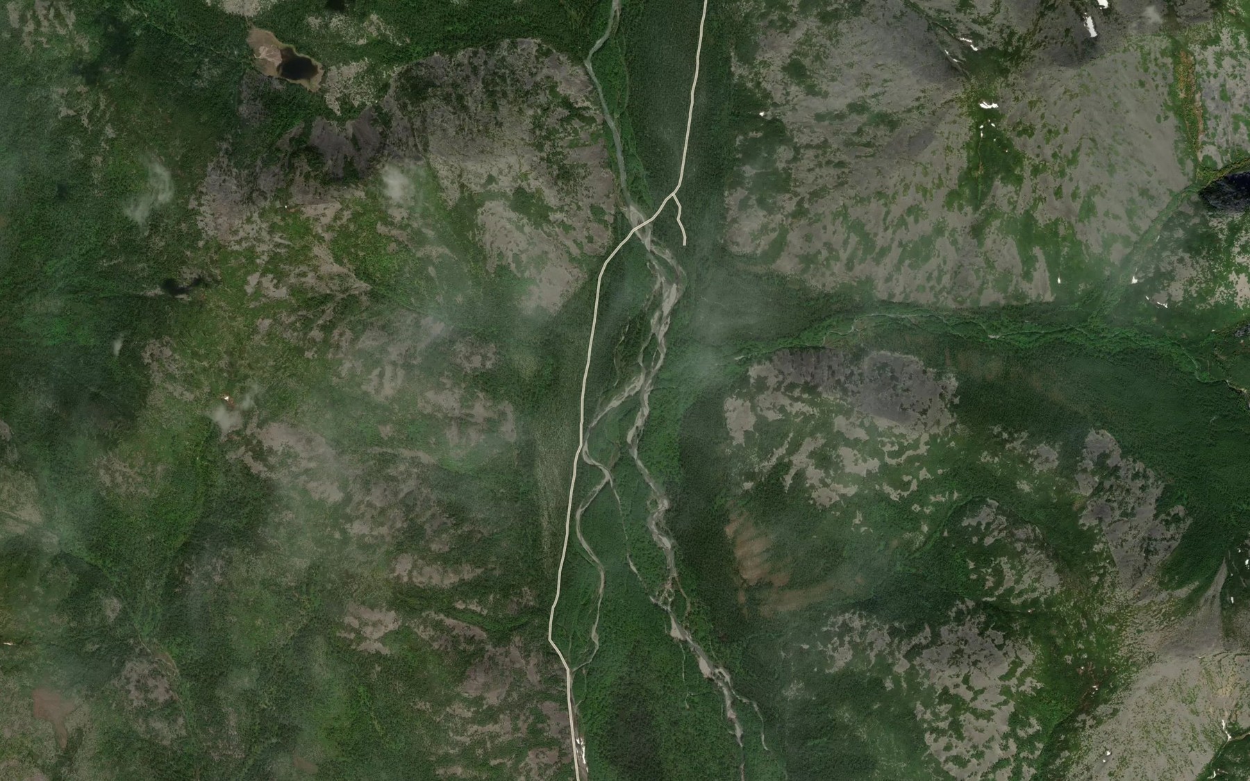 Satellite map of the Razboy