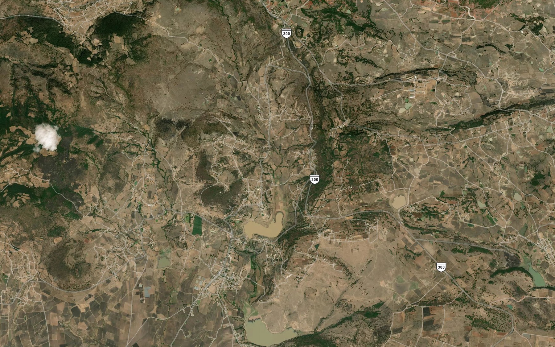 Satellite map of the Arroyo Chiteje