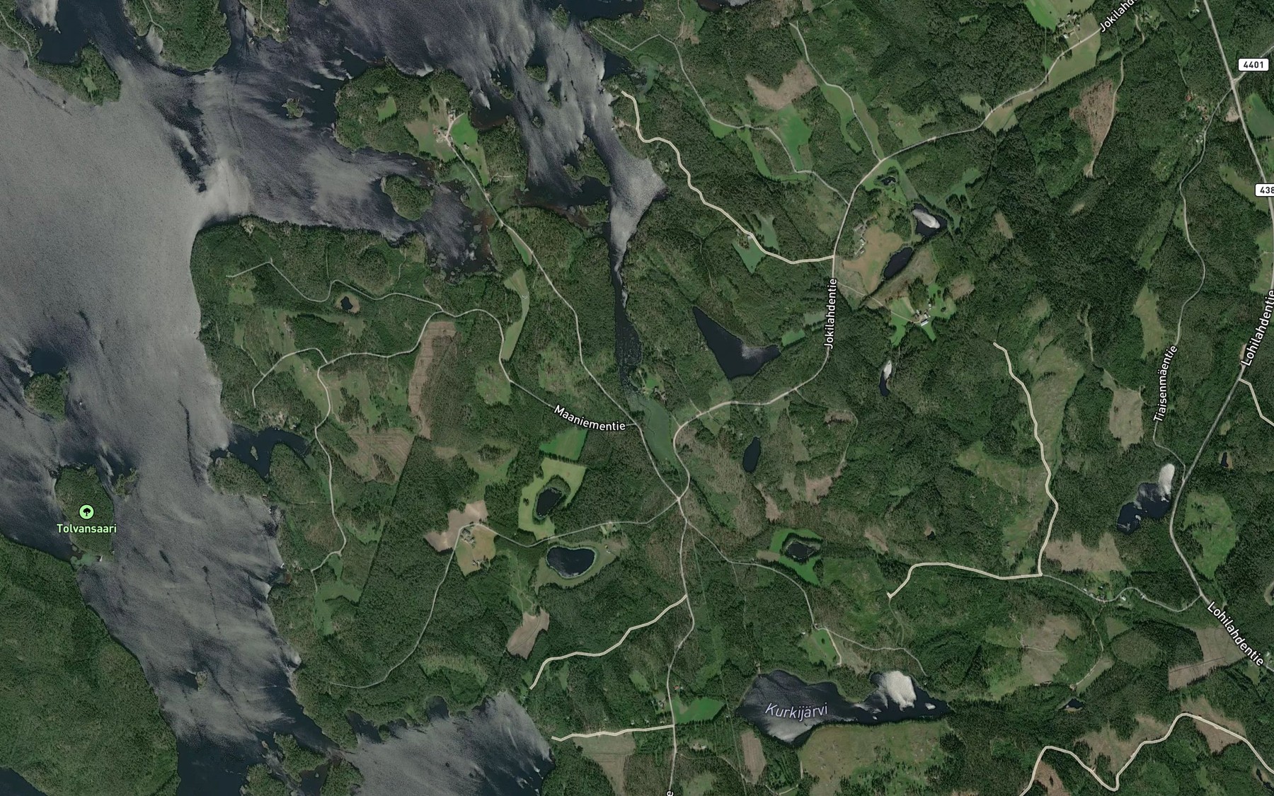 Satellite map of the Sulunjoki