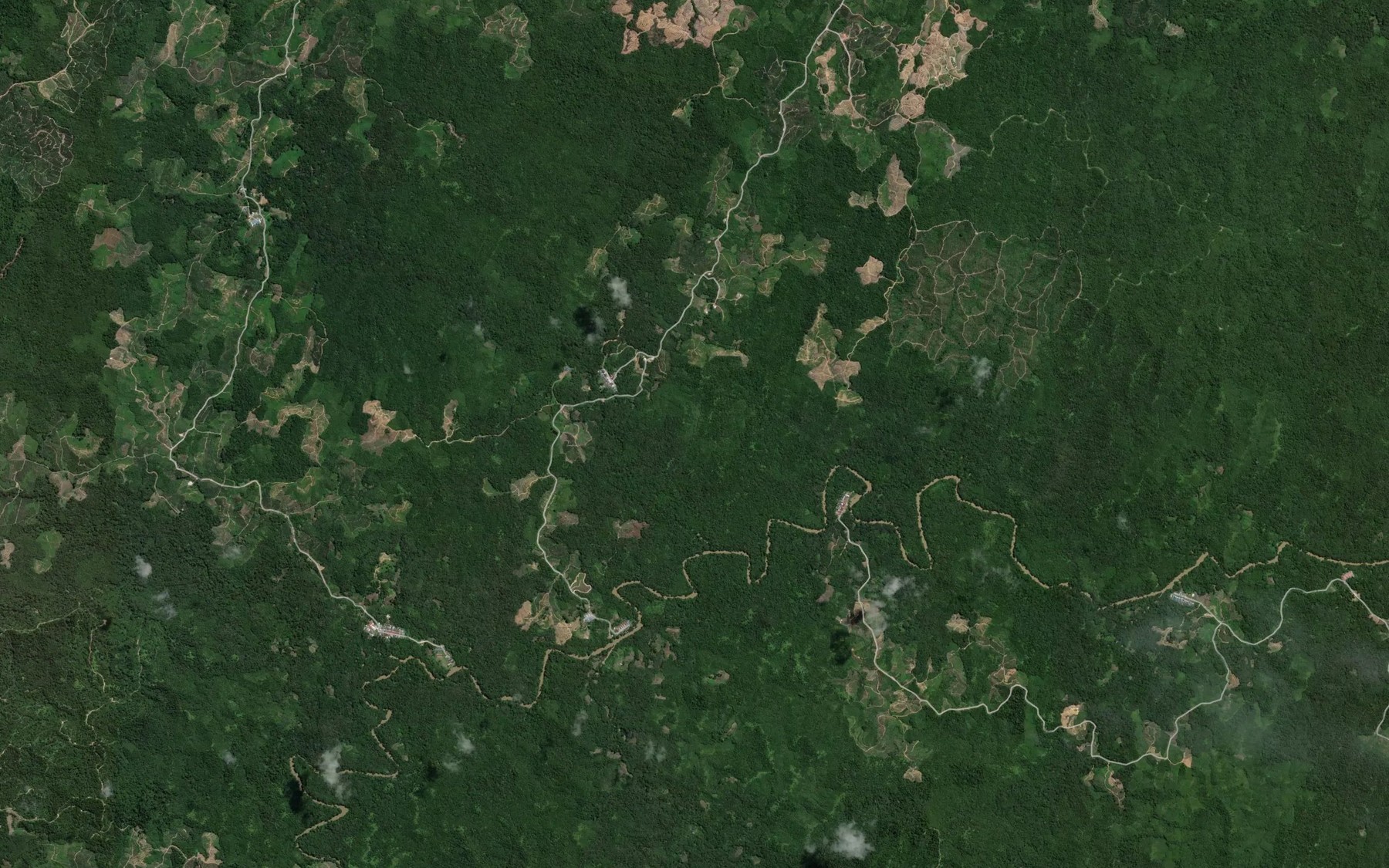 Satellite map of the Sungai Seteras