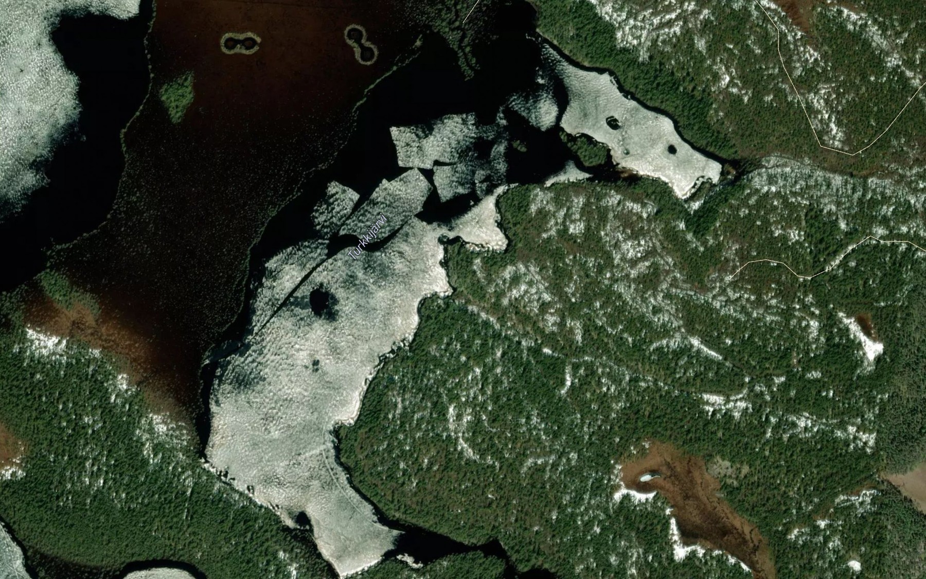 Satellite map of the Turkkijarvi