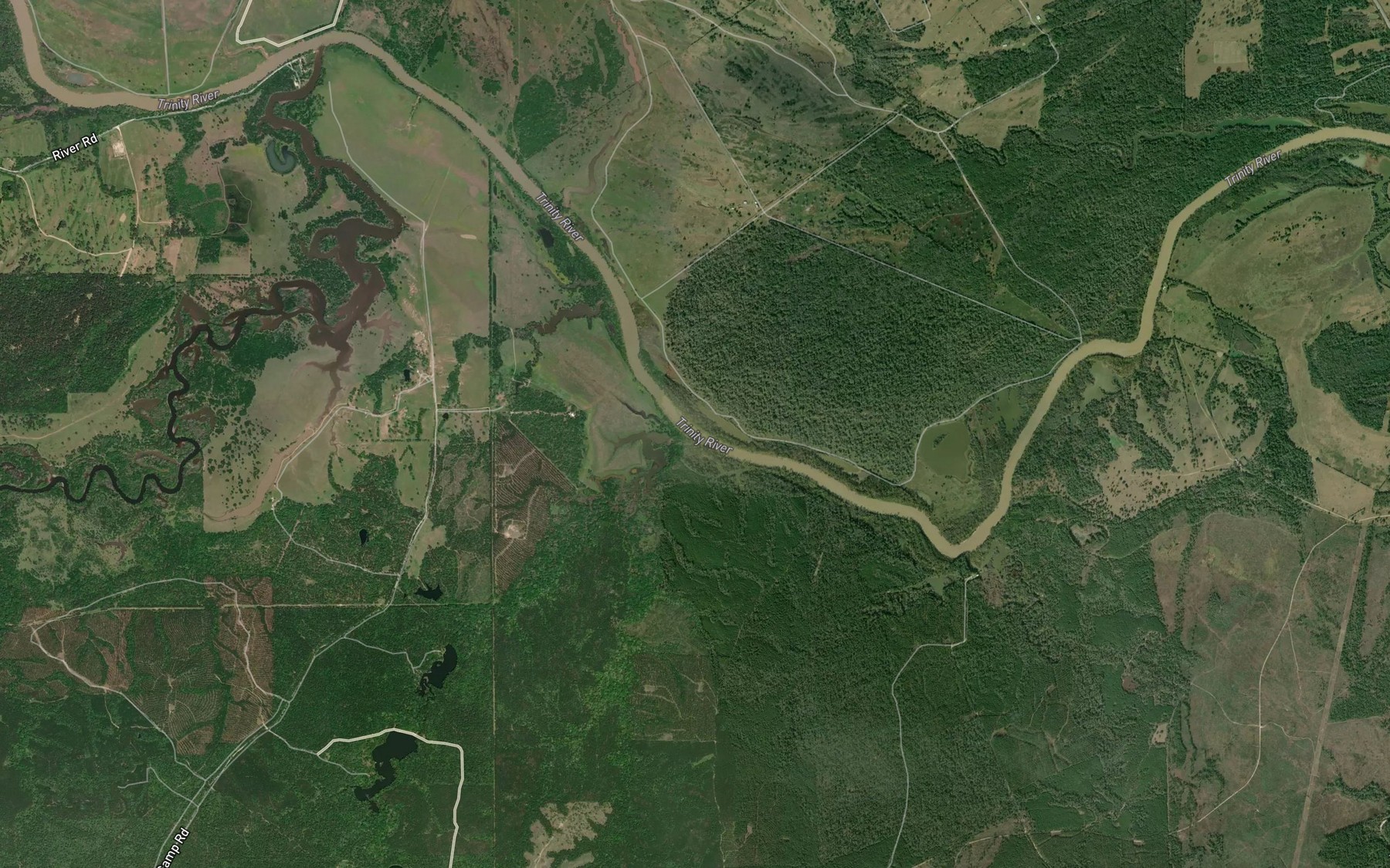 Satellite map of the Black Creek