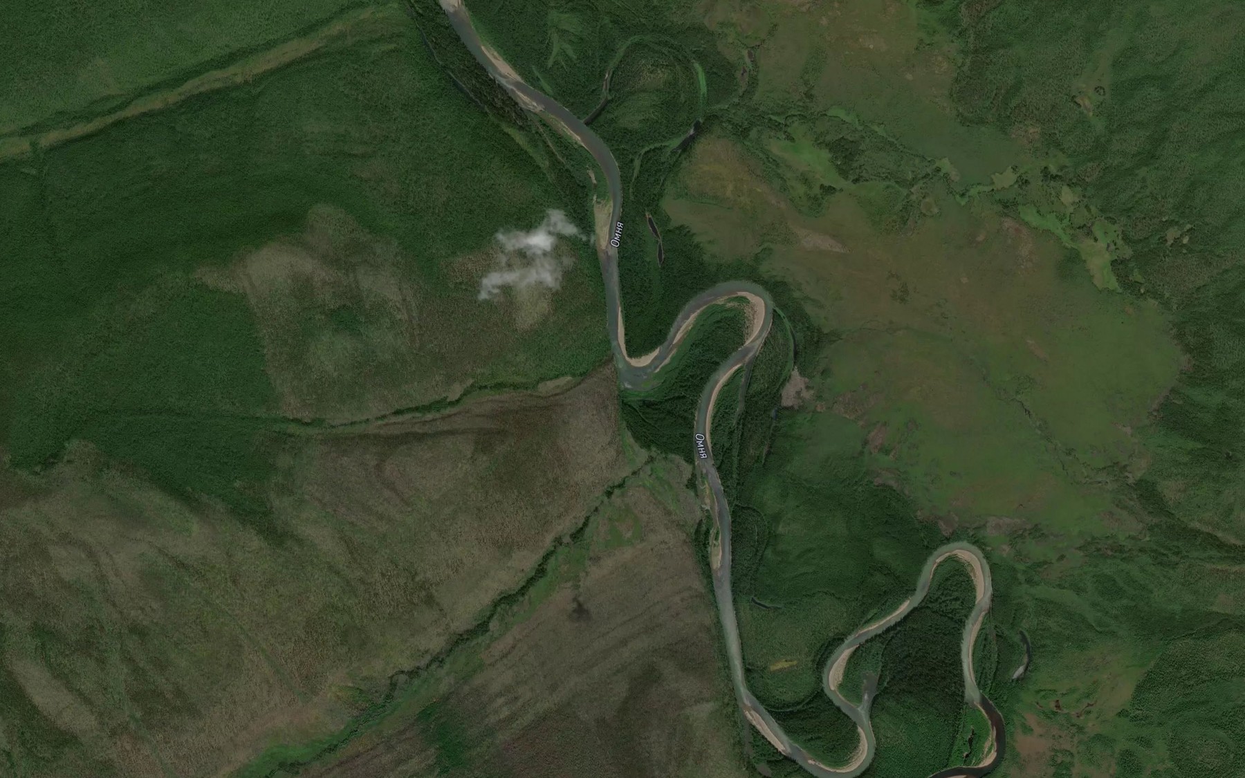 Satellite map of the Umnachan