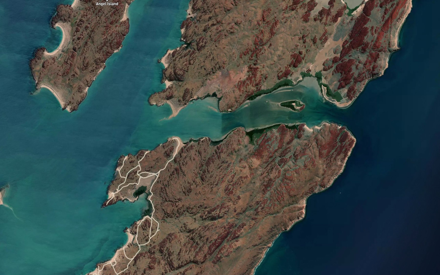 Satellite map of the Boat Passage