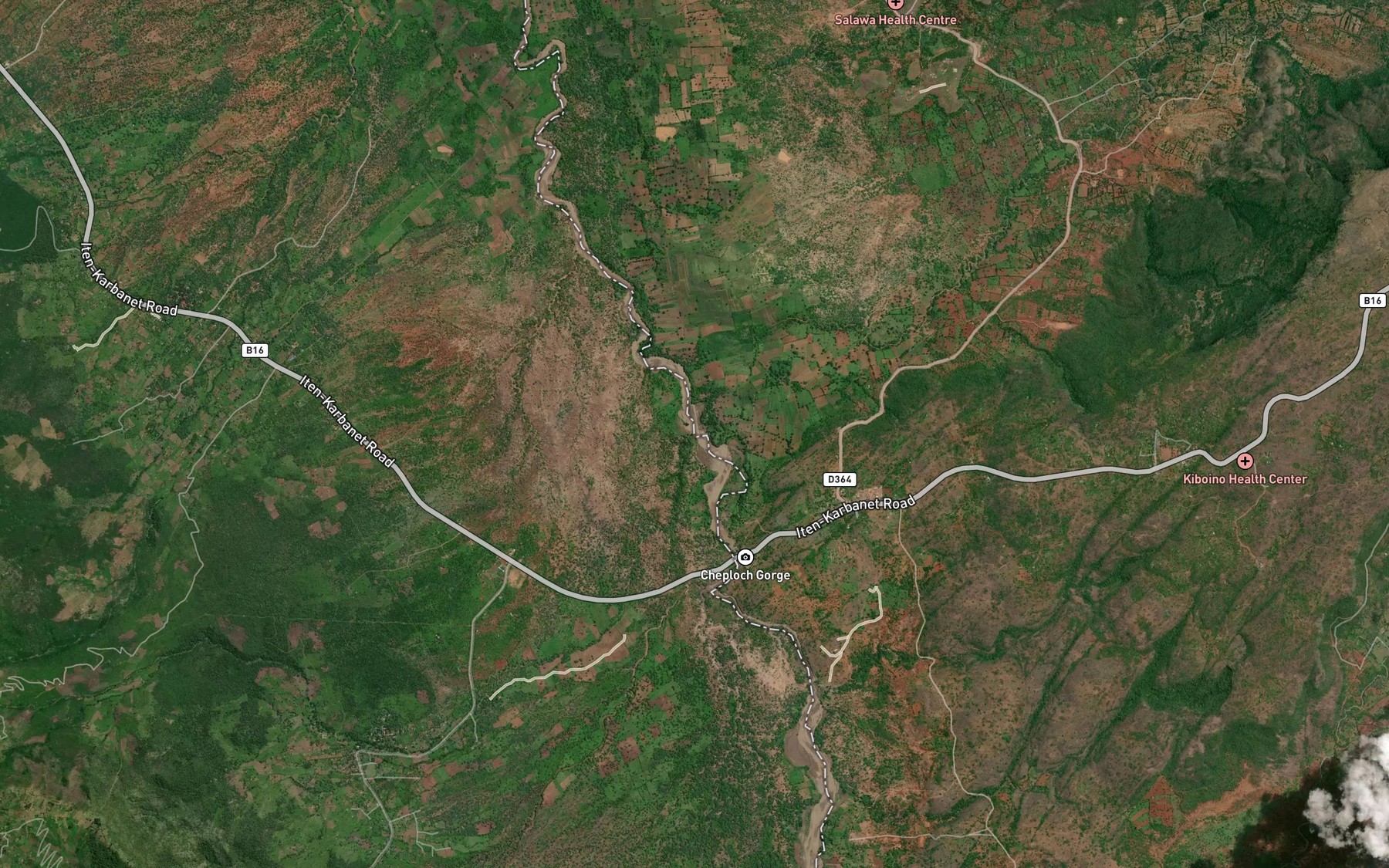 Satellite map of the Emsea