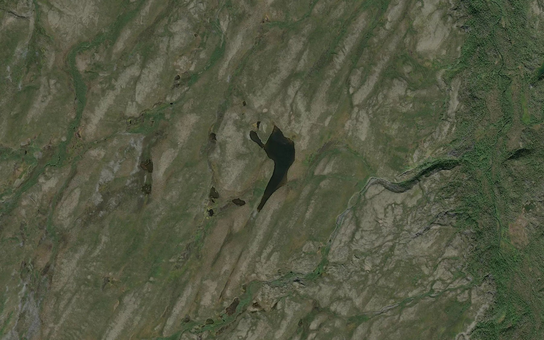 Satellite map of the Nilutjavri