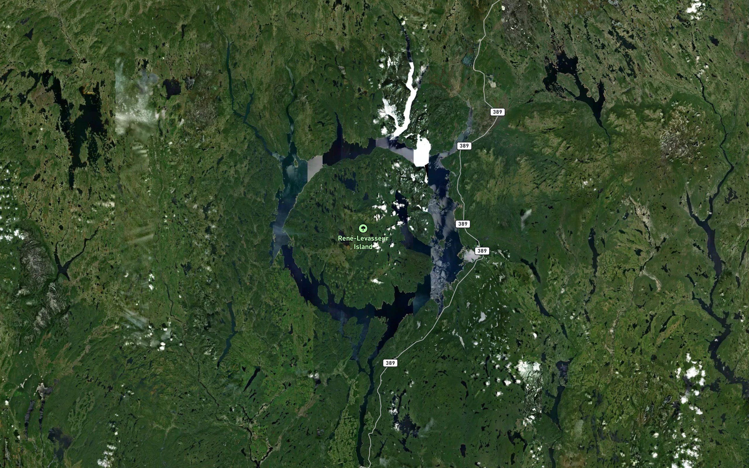 Reservoir Manicouagan