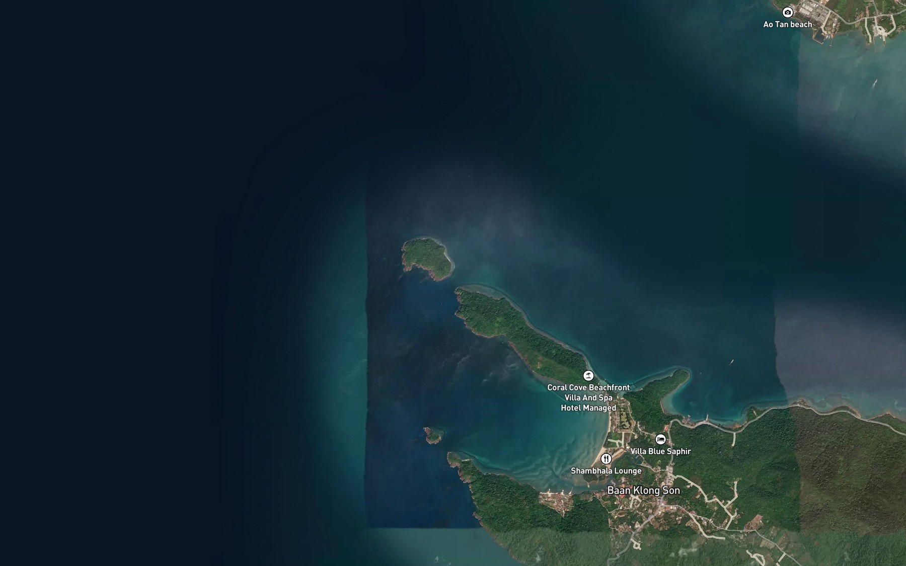 Satellite map of the Chong Chang Noi