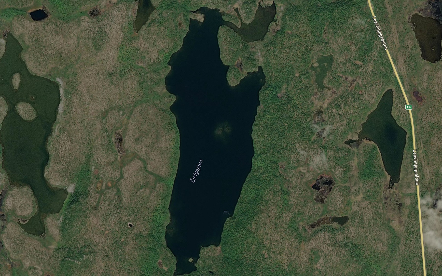 Satellite map of the Cielgejavri
