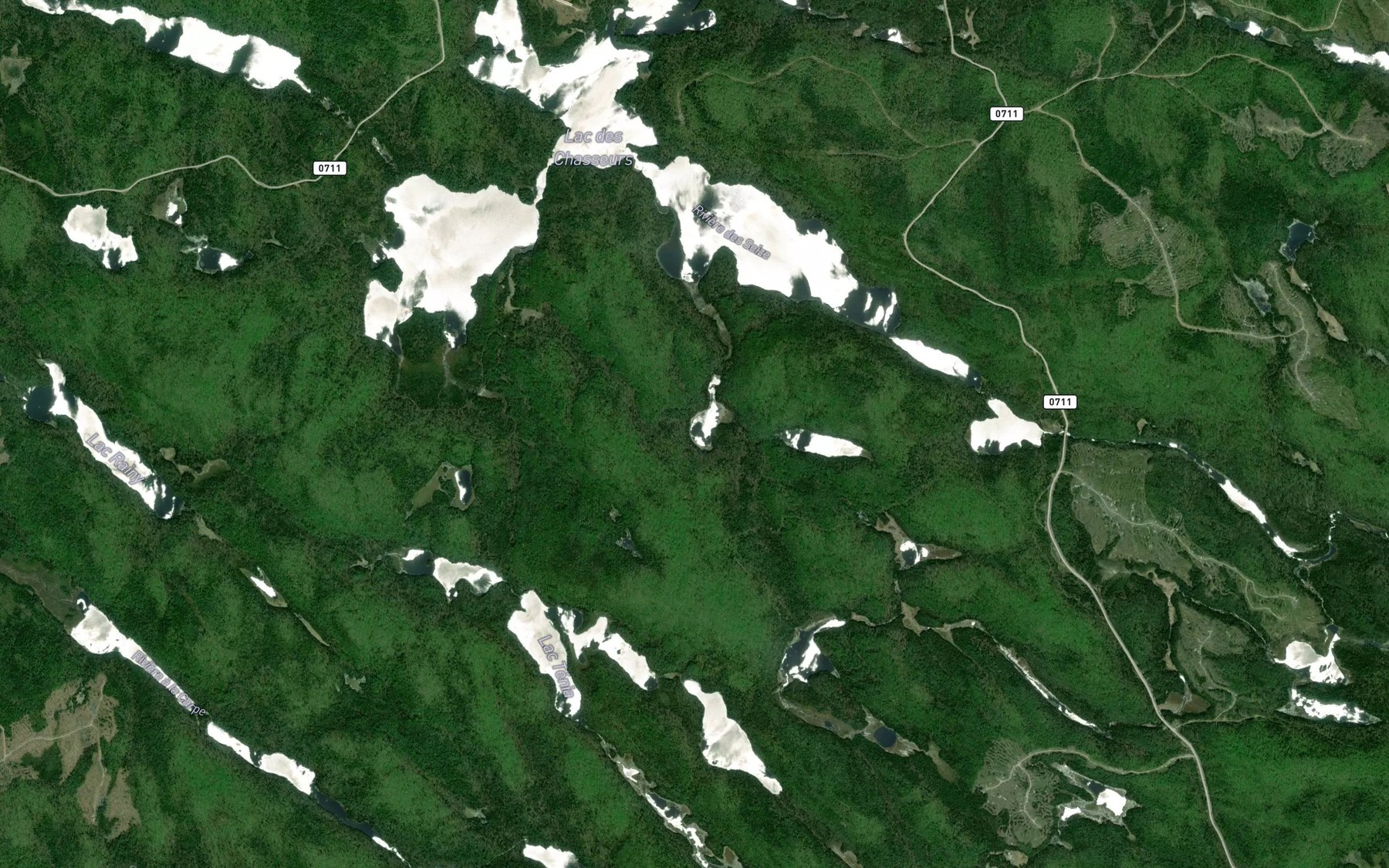 Satellite map of the Lac Solo