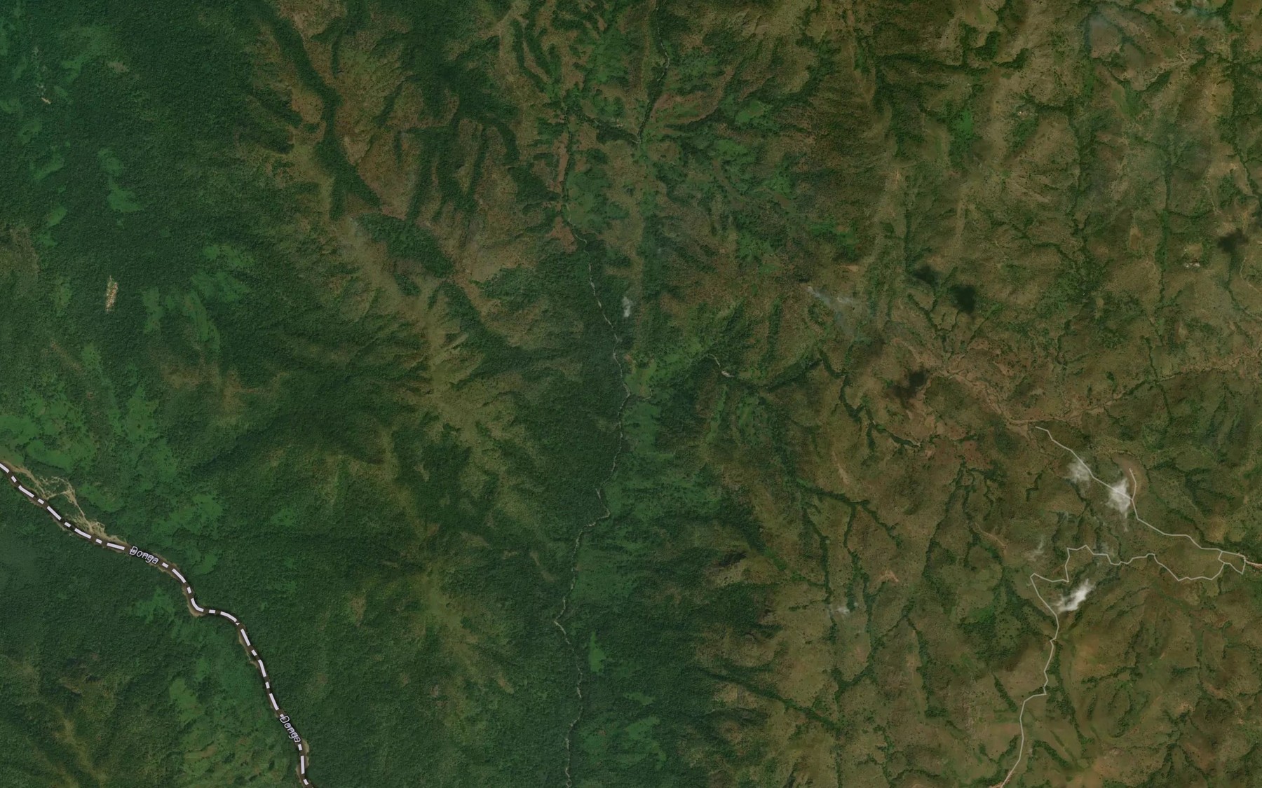 Satellite map of the Anji
