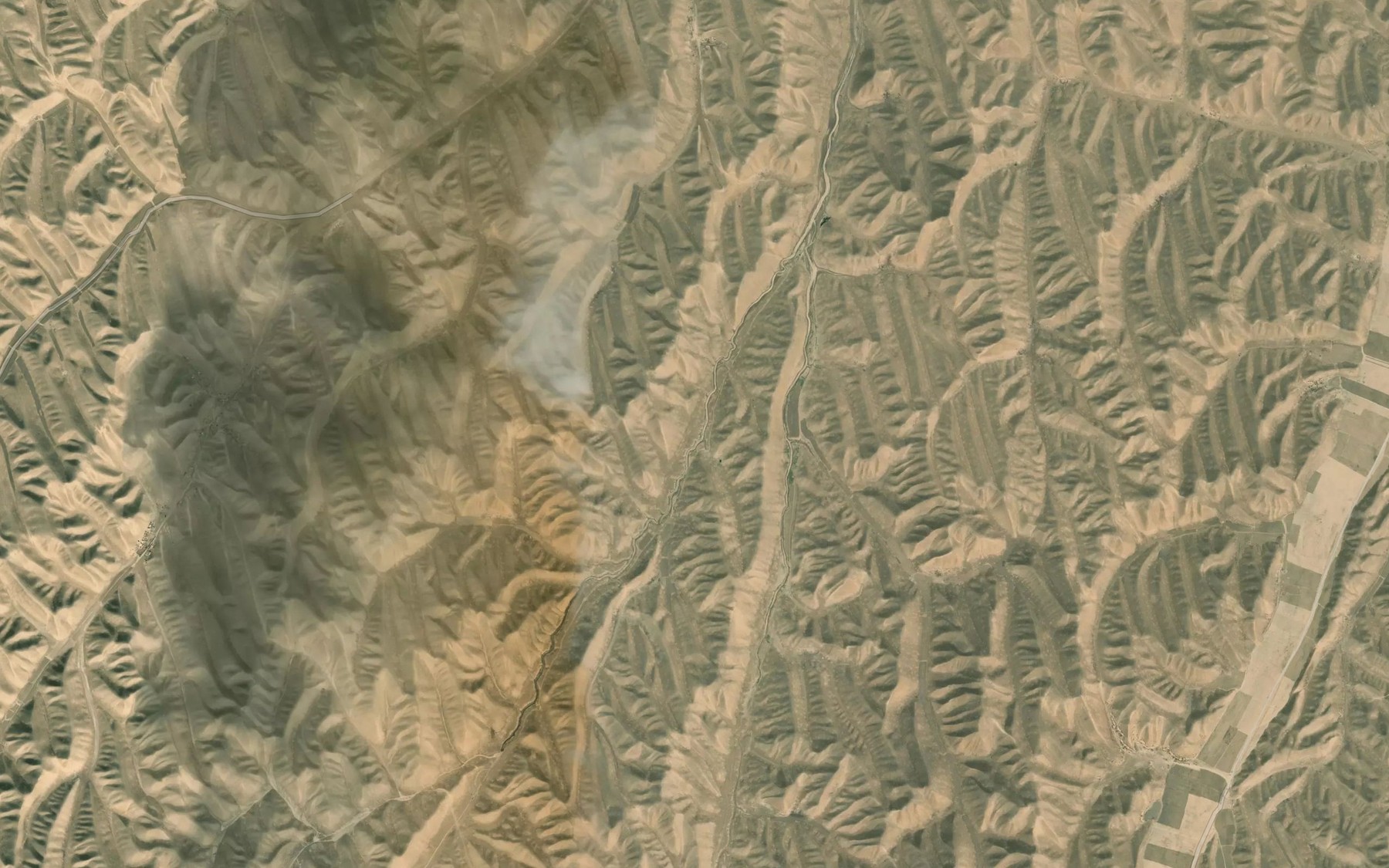 Satellite map of the Malah Shor