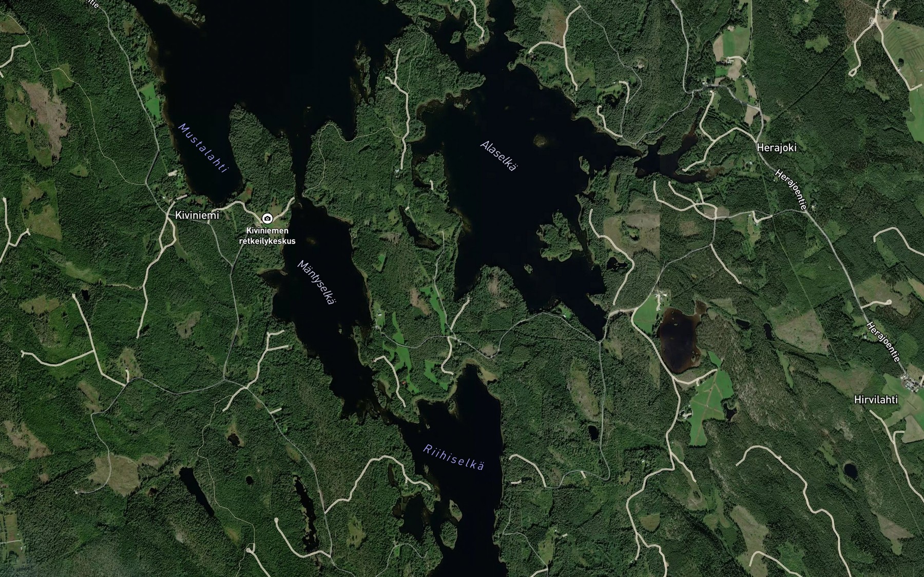 Satellite map of the Syvalahti