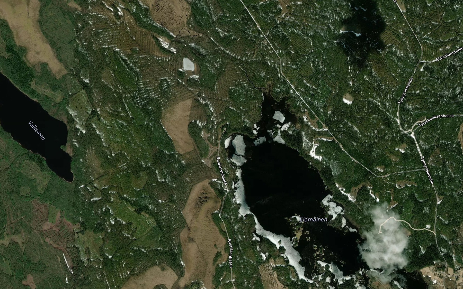 Satellite map of the Paahiekanlahti