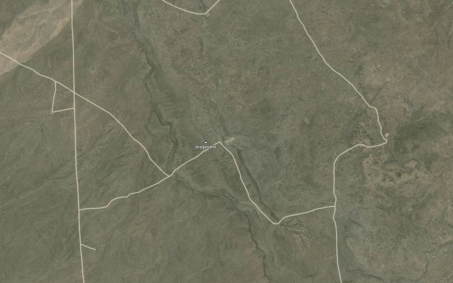Satellite map of the Oregon Hill Reservoir