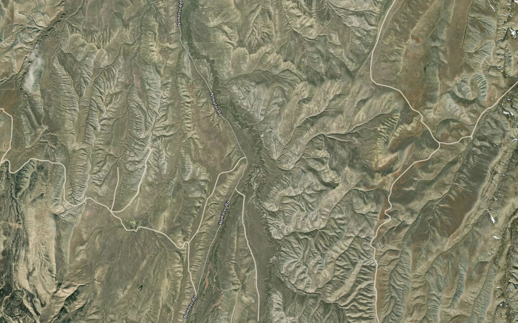 Satellite map of the Buck Creek
