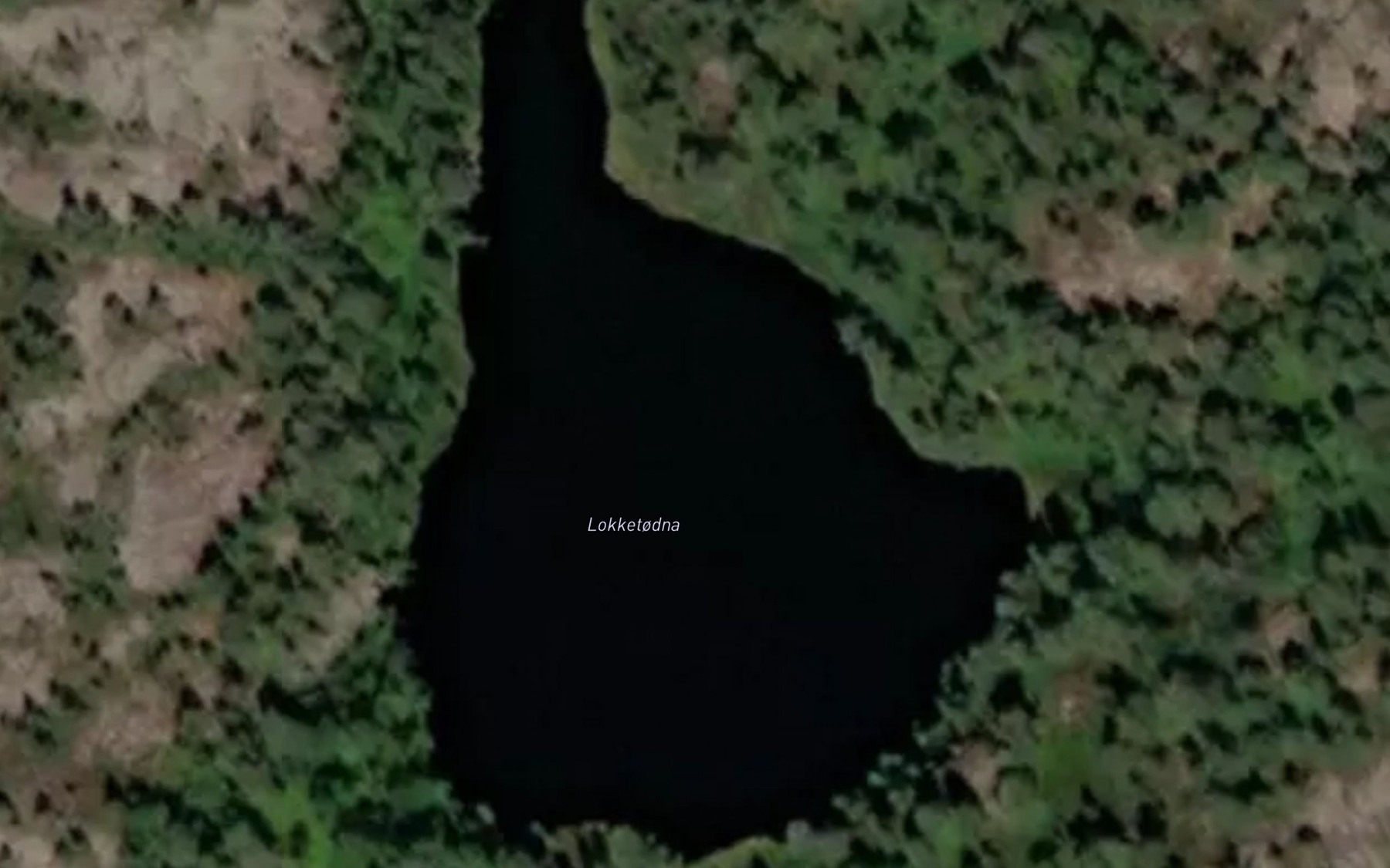 Satellite map of the Lokketodna