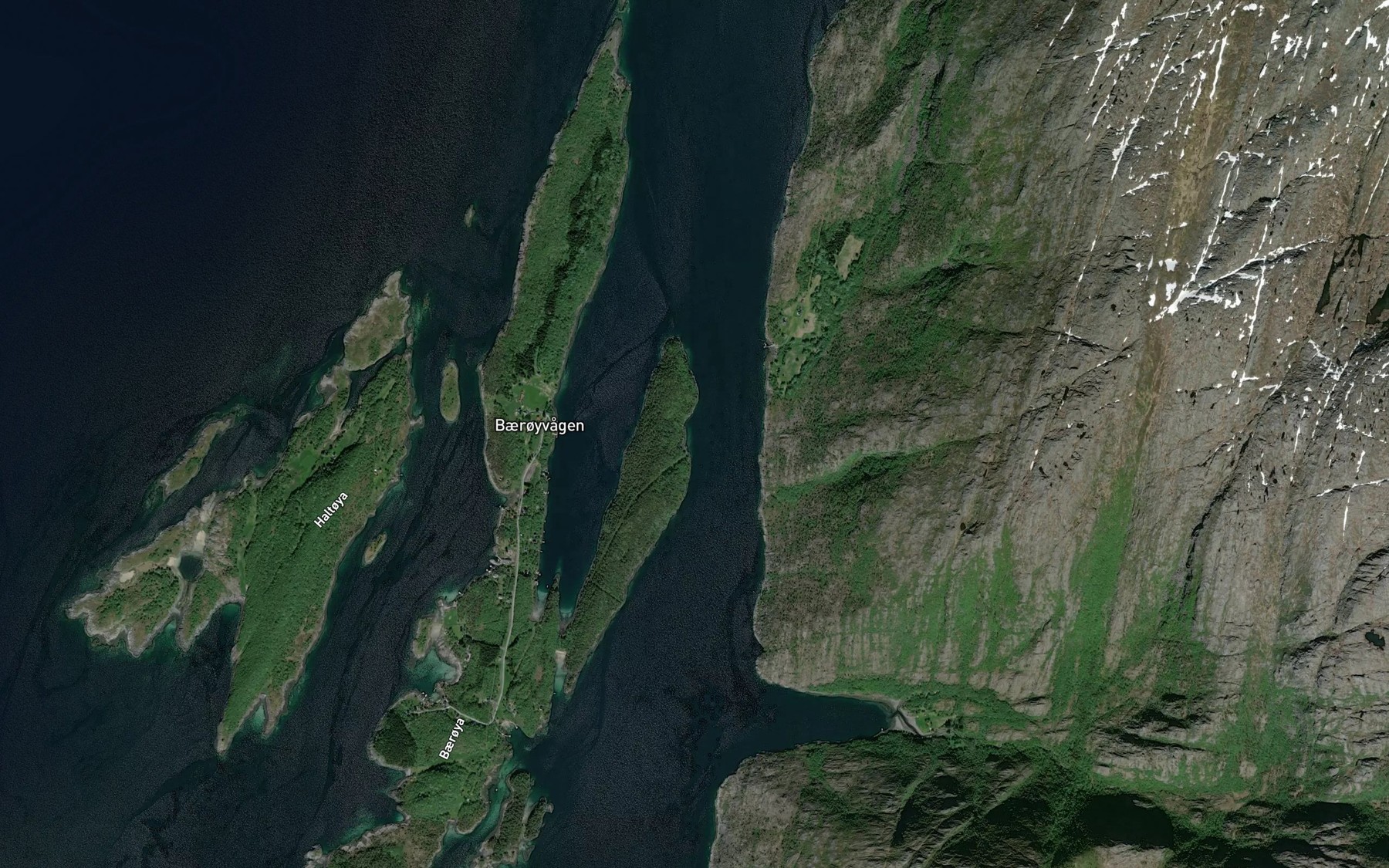 Satellite map of the Finnvika