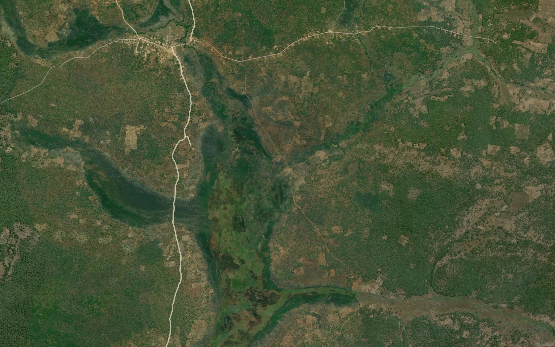 Satellite map of the Makosa