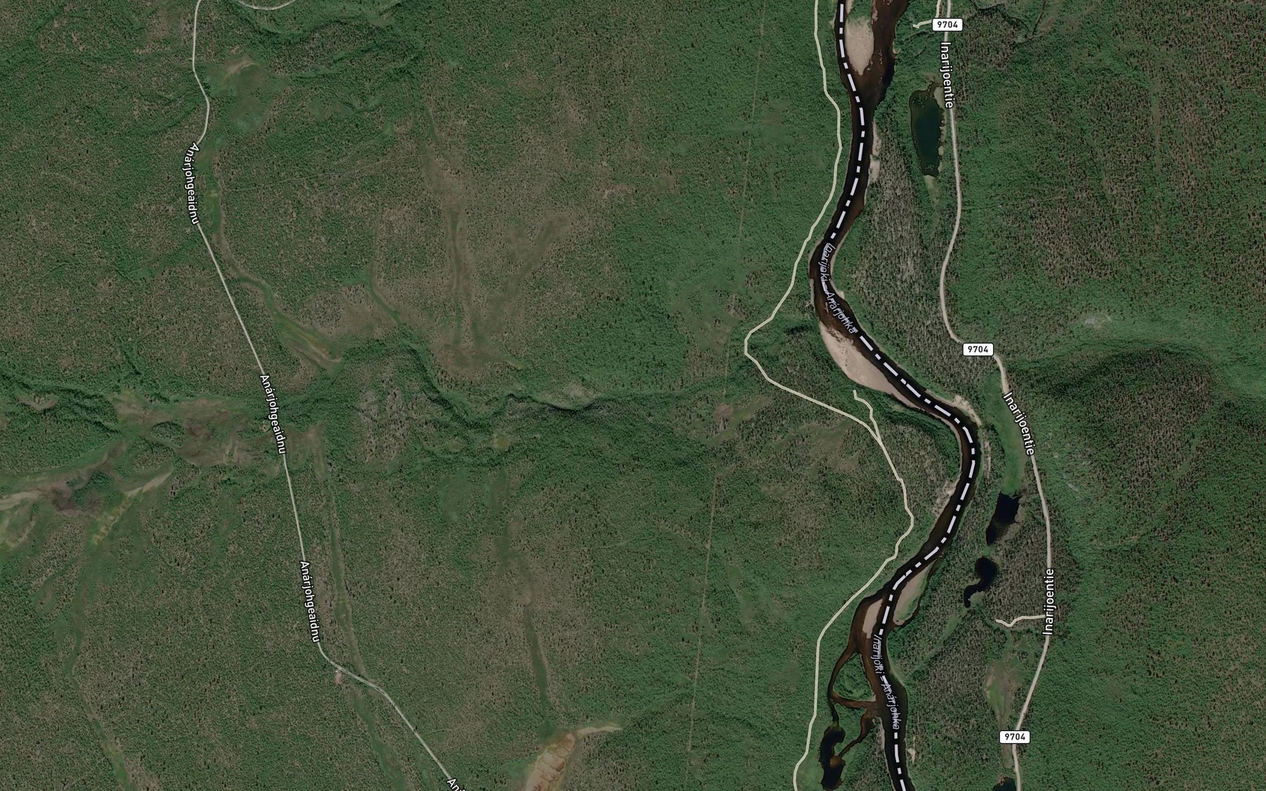 Satellite map of the Mohkkaras