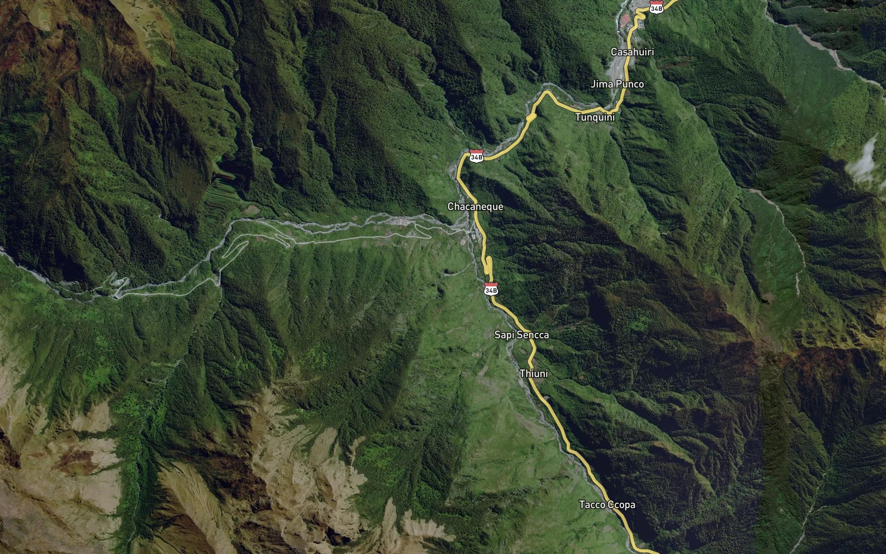 Satellite map of the Rio de Chica