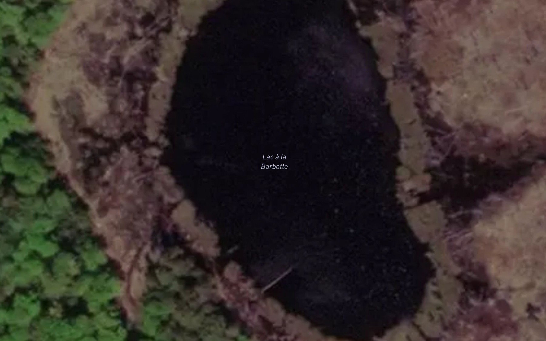 Satellite map of the Lac a la Barbotte