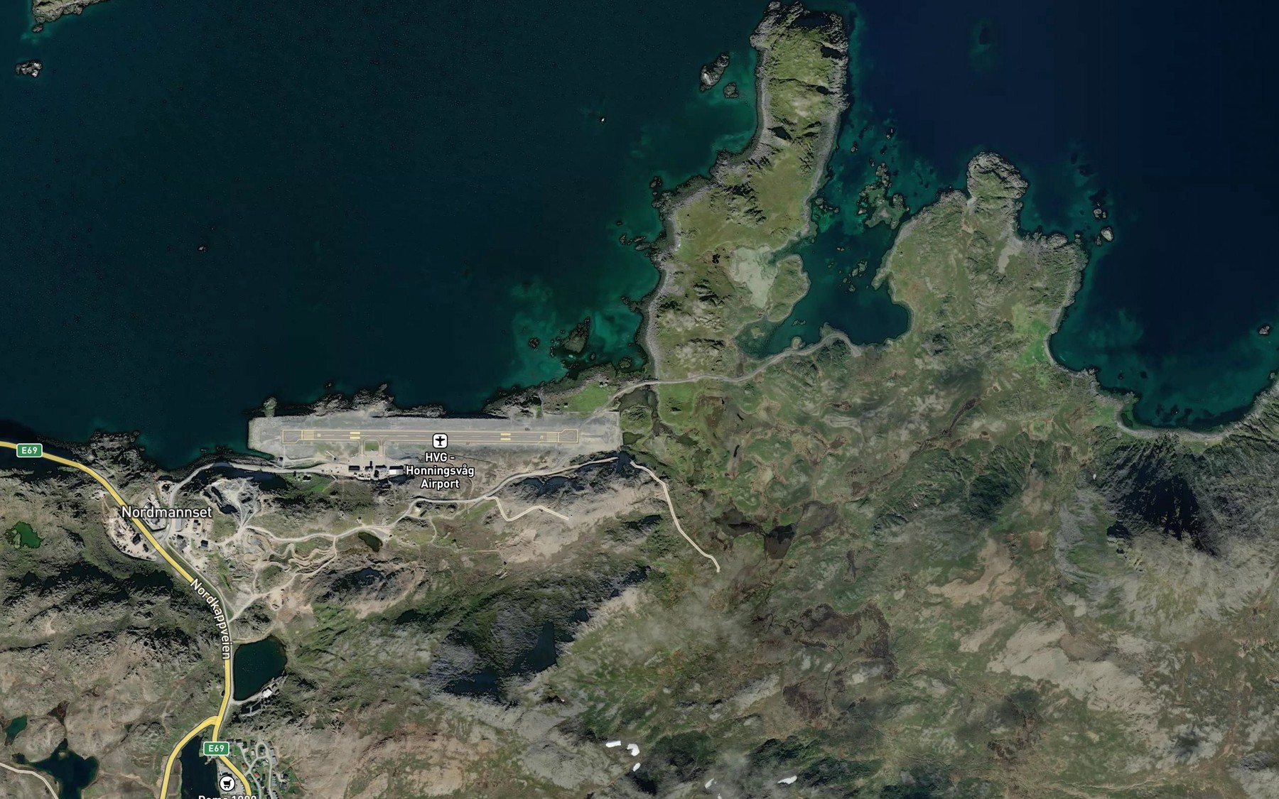 Satellite map of the Valan