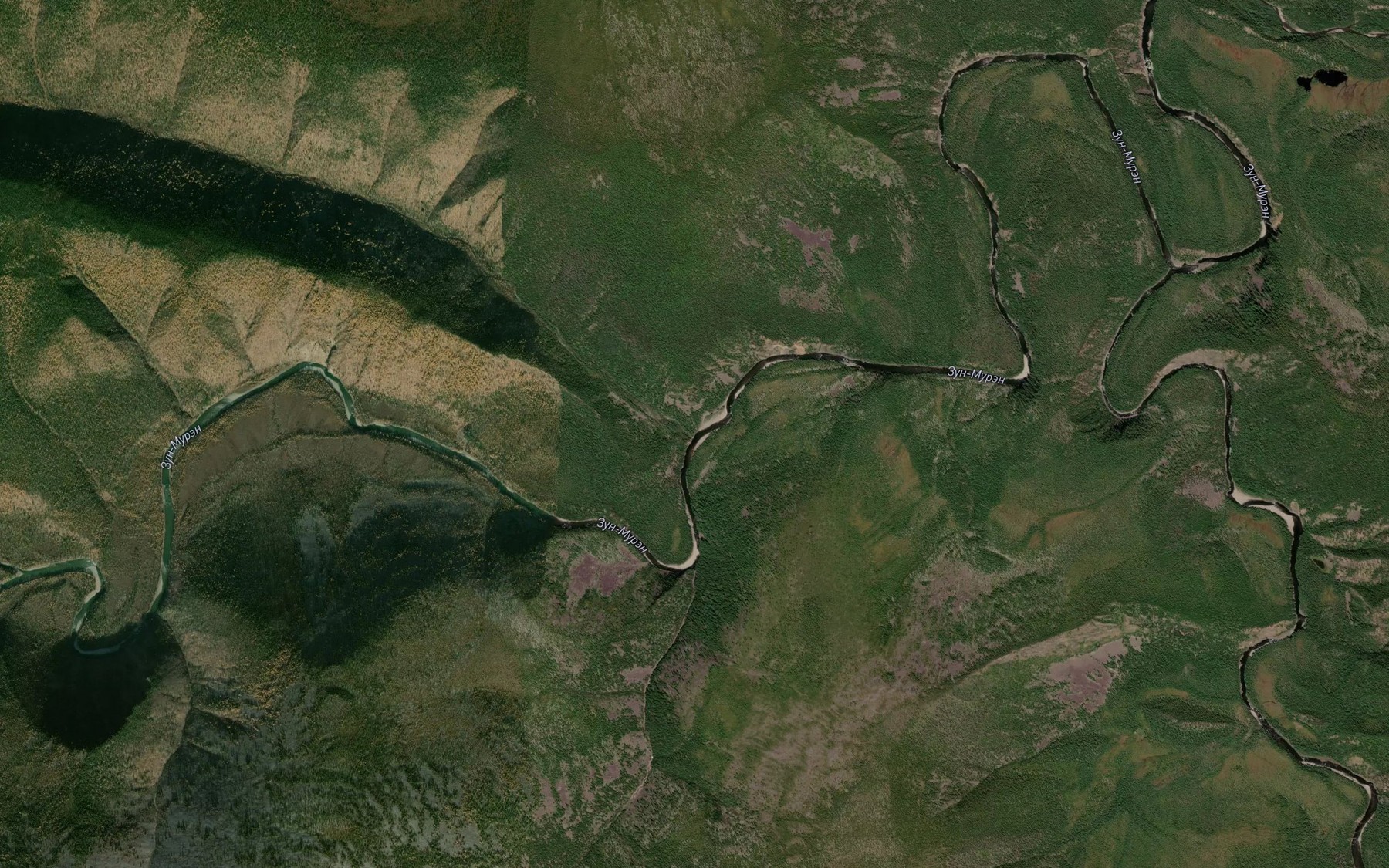 Satellite map of the Khamnagan