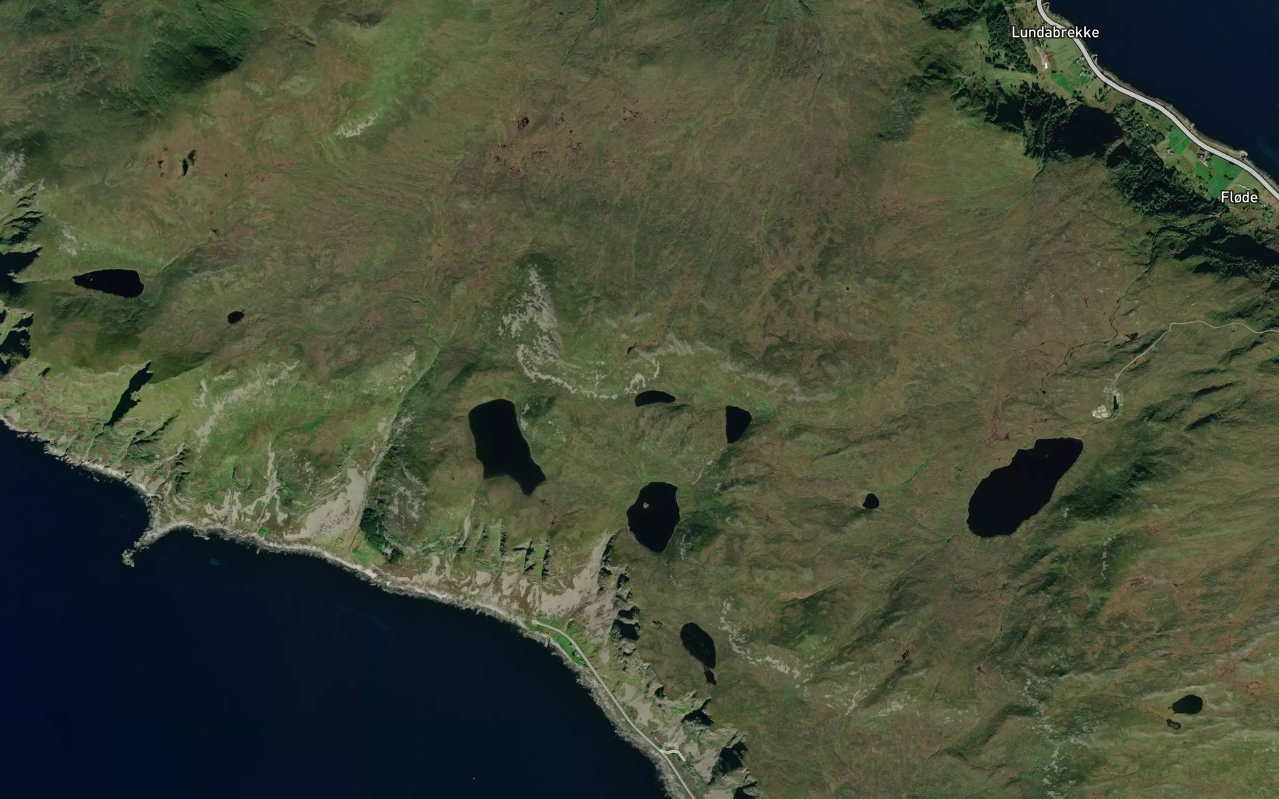 Satellite map of the Yste Geithornsvatnet